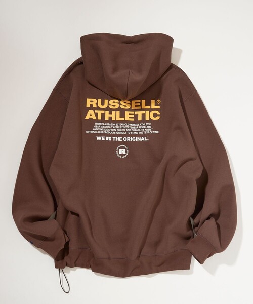 Russell Athletic（ラッセルアスレティック）の「RUSSELL ATHLETIC/ラッセルアスレチック 限定展開 RUSSELL ATHLETIC × FREAK'S STORE / 別注 RS ロゴパーカー（パーカー・メンズ・ブラック/アッシュグレー/ブラウン/ネイビー・MEDIUM/LARGE/SMALL）」の18枚目の写真