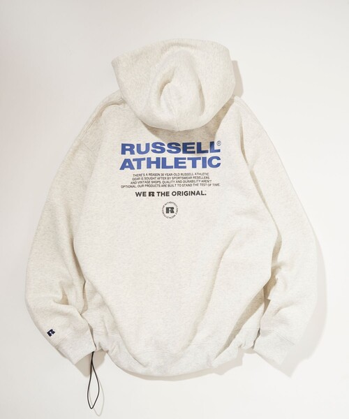 Russell Athletic（ラッセルアスレティック）の「RUSSELL ATHLETIC/ラッセルアスレチック 限定展開 RUSSELL ATHLETIC × FREAK'S STORE / 別注 RS ロゴパーカー（パーカー・メンズ・ブラック/アッシュグレー/ブラウン/ネイビー・MEDIUM/LARGE/SMALL）」の16枚目の写真