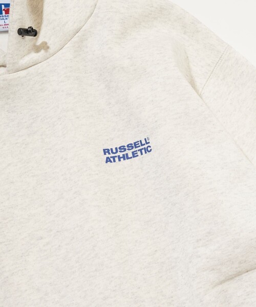 Russell Athletic（ラッセルアスレティック）の「RUSSELL ATHLETIC/ラッセルアスレチック 限定展開 RUSSELL ATHLETIC × FREAK'S STORE / 別注 RS ロゴパーカー（パーカー・メンズ・ブラック/アッシュグレー/ブラウン/ネイビー・MEDIUM/LARGE/SMALL）」の15枚目の写真