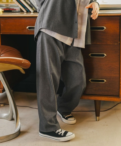 GLOBAL WORK（グローバルワーク）の「なめらかリッチ/バレルパンツ/1056847（その他パンツ・キッズ・ブラウン/チャコールグレー/グレー・160cm/130cm/150cm/140cm）」の6枚目の写真