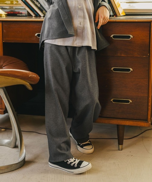 GLOBAL WORK（グローバルワーク）の「なめらかリッチ/バレルパンツ/1056847（その他パンツ・キッズ・ブラウン/チャコールグレー/グレー・160cm/130cm/150cm/140cm）」の7枚目の写真