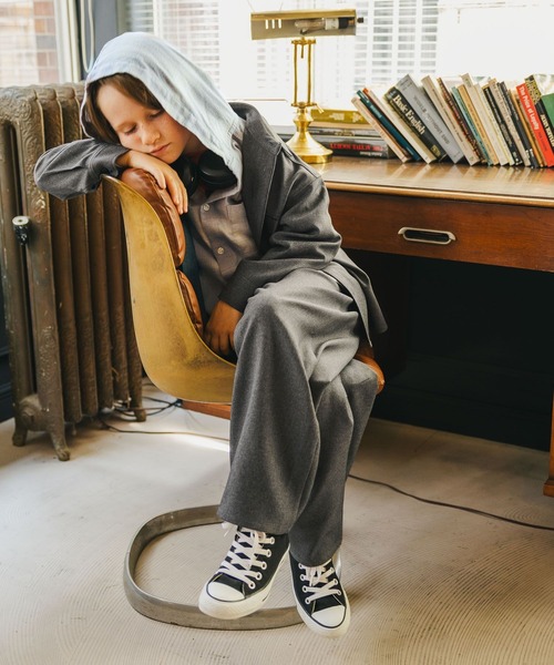 GLOBAL WORK（グローバルワーク）の「なめらかリッチ/バレルパンツ/1056847（その他パンツ・キッズ・ブラウン/チャコールグレー/グレー・160cm/130cm/150cm/140cm）」の11枚目の写真