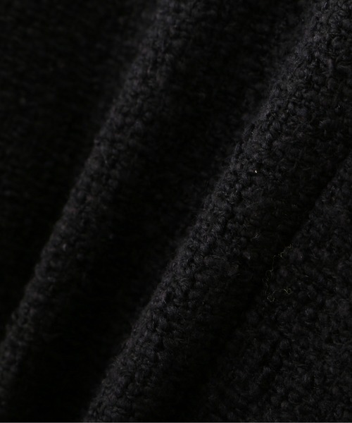 YLEVE(イレーヴ)の「YLEVE / TWEED COLLARLESS JACKET(テーラードジャケット・レディース・ブラック・2)」の6枚目の写真