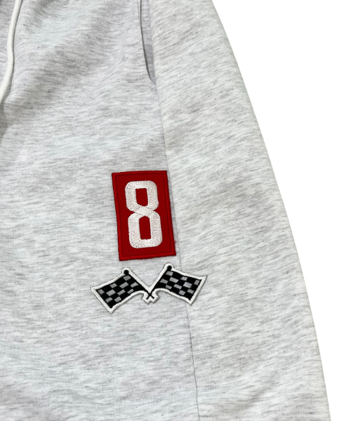 SK8ER ROCK(スケーターロック)の「8 Flag カーブスウェットパンツ(ホワイトメランジ)(スウェットパンツ・メンズ・その他・MEDIUM/LARGE)」の4枚目の写真