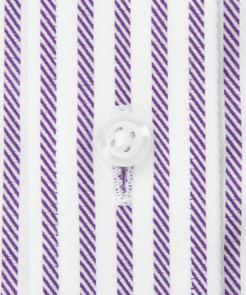 TOKYO SHIRTS（トウキョウシャツ）の「【超形態安定】 形態安定ノンアイロン ワイド 長袖ビジネスワイシャツ（ビジネスシャツ・メンズ・パープル・首回り41cm-裄丈86cm/首回り42cm-裄丈82cm/首回り42cm-裄丈86cm/首回り43cm-裄丈82cm/首回り43cm-裄丈86cm/首回り37cm-裄丈80cm/首回り37cm-裄丈84cm/首回り39cm-裄丈80cm/首回り39cm-裄丈84cm/首回り41cm-裄丈82cm）」の4枚目の写真