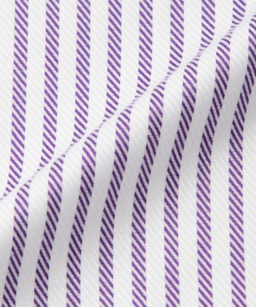 TOKYO SHIRTS（トウキョウシャツ）の「【超形態安定】 形態安定ノンアイロン ワイド 長袖ビジネスワイシャツ（ビジネスシャツ・メンズ・パープル・首回り41cm-裄丈86cm/首回り42cm-裄丈82cm/首回り42cm-裄丈86cm/首回り43cm-裄丈82cm/首回り43cm-裄丈86cm/首回り37cm-裄丈80cm/首回り37cm-裄丈84cm/首回り39cm-裄丈80cm/首回り39cm-裄丈84cm/首回り41cm-裄丈82cm）」の5枚目の写真