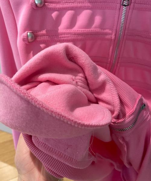Girly Doll(ガーリードール)の「ナポレオン裏起毛ジップアップパーカー(パーカー・レディース・ネイビー/ピンク/ダークグレー/ブルー・FREE)」の19枚目の写真
