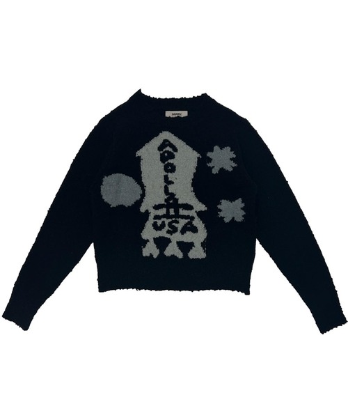 DAIRIKU(ダイリク)の「DAIRIKU / ダイリク "Danny" Pilling Knit(ニット/セーター・メンズ・ブルー系その他/ブラック・MEDIUM/LARGE)」の2枚目の写真