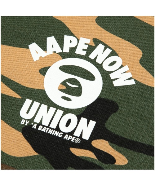 AAPE BY A BATHING APE（エーエイプバイアベイシングエイプ）の「AAPE BASIC ZIP UP HOODIE(WOODLAND CAMO)（パーカー・メンズ・グリーン系その他3/ピンク系その他・SMALL/LARGE/X-LARGE/X-SMALL/MEDIUM）」の5枚目の写真