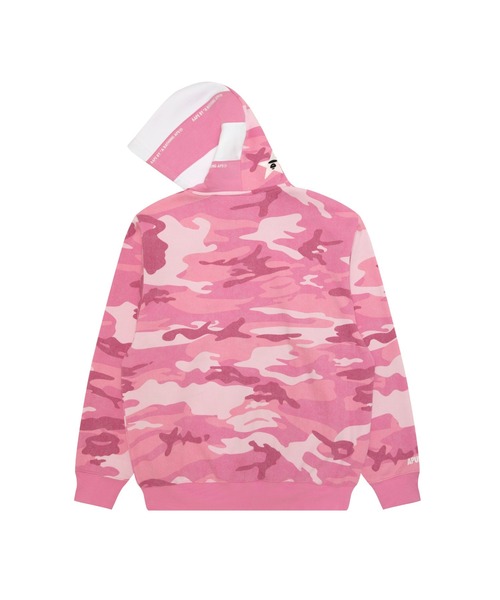 AAPE BY A BATHING APE（エーエイプバイアベイシングエイプ）の「AAPE BASIC ZIP UP HOODIE(WOODLAND CAMO)（パーカー・メンズ・グリーン系その他3/ピンク系その他・SMALL/LARGE/X-LARGE/X-SMALL/MEDIUM）」の6枚目の写真