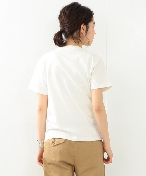 SCREEN STARS（スクリーンスターズ）の「SCREEN STARS×BEAMS BOY / ポケット スマイル Vネック（Tシャツ/カットソー・レディース・ホワイト/グレー/ネイビー・ONE SIZE）」の8枚目の写真