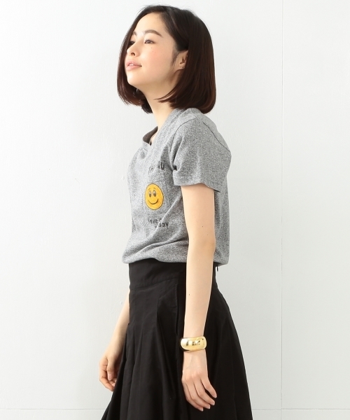 SCREEN STARS（スクリーンスターズ）の「SCREEN STARS×BEAMS BOY / ポケット スマイル Vネック（Tシャツ/カットソー・レディース・ホワイト/グレー/ネイビー・ONE SIZE）」の10枚目の写真