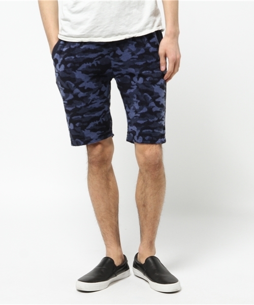 VENCEEXCHANGE（ヴァンスエクスチェンジ）の「パイルジャガードカモフラショーツ　           （その他パンツ・メンズ・ネイビー/グレー・MEDIUM/LARGE）」の2枚目の写真