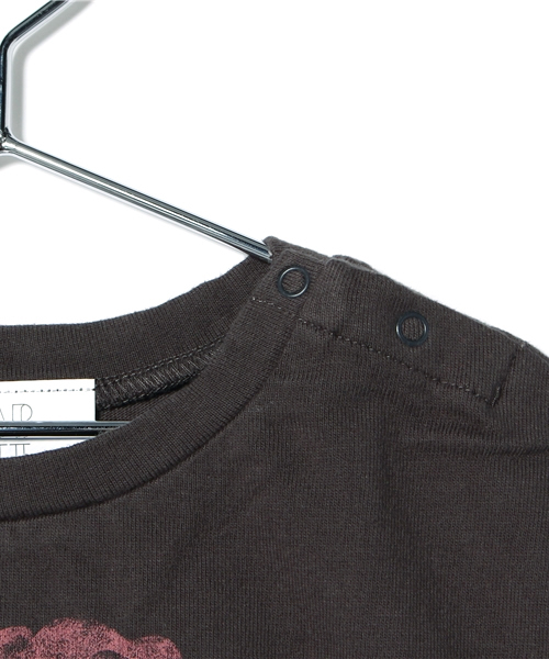 SWAP MEET MARKET（スワップミートマーケット）の「ショート丈半袖Tシャツ（Tシャツ/カットソー・キッズ・アイボリー/ブラック/ブラック系その他・90/110/130/120/100/140）」の5枚目の写真