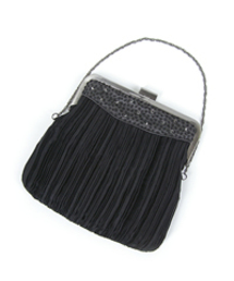 Abahouse Devinette | サテンプリーツ(クラッチバッグ)