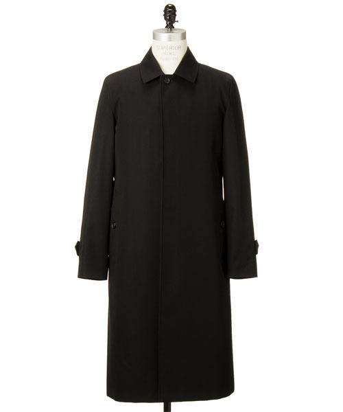 100年コート（ヒャクネンコート）の「＜100年コート＞バルマカーンロングコート（ステンカラーコート・メンズ・ベージュ/ネイビー/ブラック・LL/M/L）」の3枚目の写真