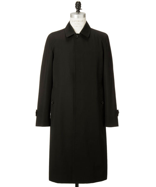 100年コート（ヒャクネンコート）の「＜100年コート＞バルマカーンロングコート（ステンカラーコート・メンズ・ベージュ/ネイビー/ブラック・LL/M/L）」の2枚目の写真