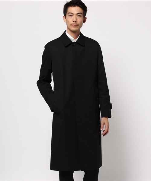 100年コート（ヒャクネンコート）の「＜100年コート＞バルマカーンロングコート（ステンカラーコート・メンズ・ベージュ/ネイビー/ブラック・LL/M/L）」の4枚目の写真