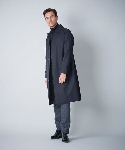 100年コート（ヒャクネンコート）の「＜100年コート＞バルマカーンロングコート（ステンカラーコート・メンズ・ベージュ/ネイビー/ブラック・LL/M/L）」の20枚目の写真