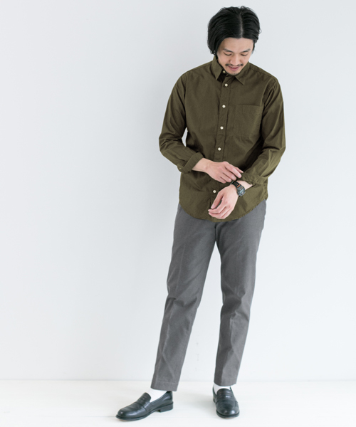 URBAN RESEARCH DOORS MENS（アーバンリサーチ ドアーズ メンズ）の「DOORS ブロード L/S SH（シャツ/ブラウス・メンズ・ブルー/ホワイト/ネイビー/オリーブ・38/36/40）」の14枚目の写真