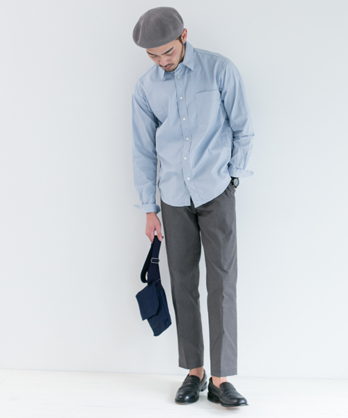 URBAN RESEARCH DOORS MENS（アーバンリサーチ ドアーズ メンズ）の「DOORS ブロード L/S SH（シャツ/ブラウス・メンズ・ブルー/ホワイト/ネイビー/オリーブ・38/36/40）」の7枚目の写真