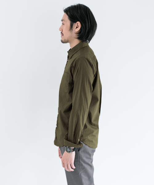 URBAN RESEARCH DOORS MENS（アーバンリサーチ ドアーズ メンズ）の「DOORS ブロード L/S SH（シャツ/ブラウス・メンズ・ブルー/ホワイト/ネイビー/オリーブ・38/36/40）」の21枚目の写真