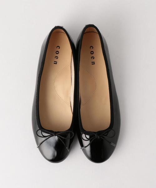 coen（コーエン）の「バレエフラットシューズ（バレエシューズ・レディース・ブラック/ワイン/シルバー・X-LARGE/MEDIUM/LARGE/SMALL）」の7枚目の写真