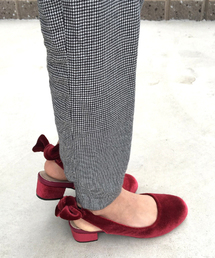 【RiiiKa/リーカ】バックバンドリボンパンプス