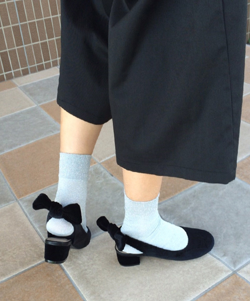 RiiiKa（リーカ）の「【RiiiKa/リーカ】バックバンドリボンパンプス（パンプス・レディース・ブラック/ブラウン/レッド/ブルーグレー・M/L/S/LL）」の10枚目の写真