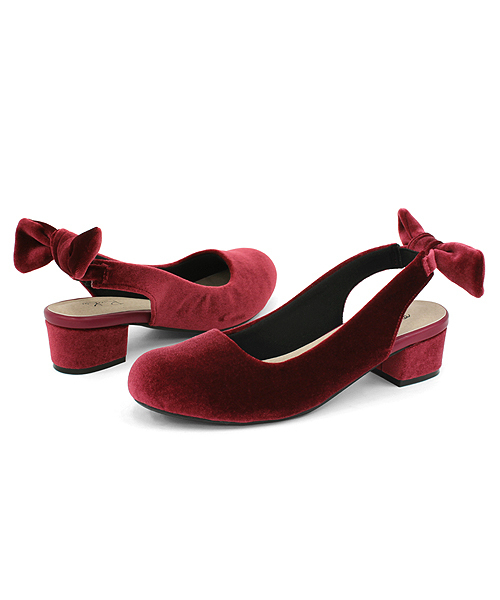 RiiiKa（リーカ）の「【RiiiKa/リーカ】バックバンドリボンパンプス（パンプス・レディース・ブラック/ブラウン/レッド/ブルーグレー・M/L/S/LL）」の11枚目の写真