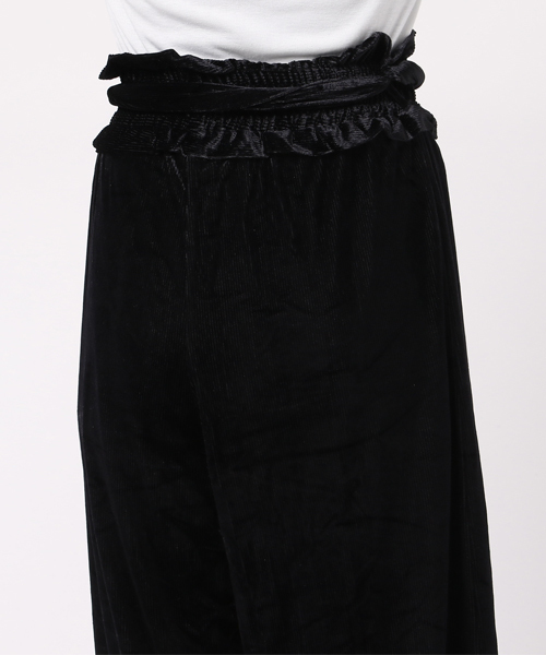 one after another NICE CLAUP（ワンアフターアナザーナイスクラップ）の「コーデュロイ風カットベロアパンツ（その他パンツ・レディース・ピンク/サックスブルー/ブラック/パープル・FREE）」の9枚目の写真