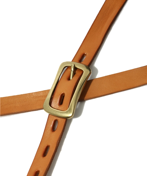 NANO universe（ナノユニバース）の「2 Buckle Narrow Belt（ベルト・メンズ・キャメル/レッド/グリーン/ネイビー/ダークブラウン/ブラック/ブルー/ピンク・FREE）」の10枚目の写真