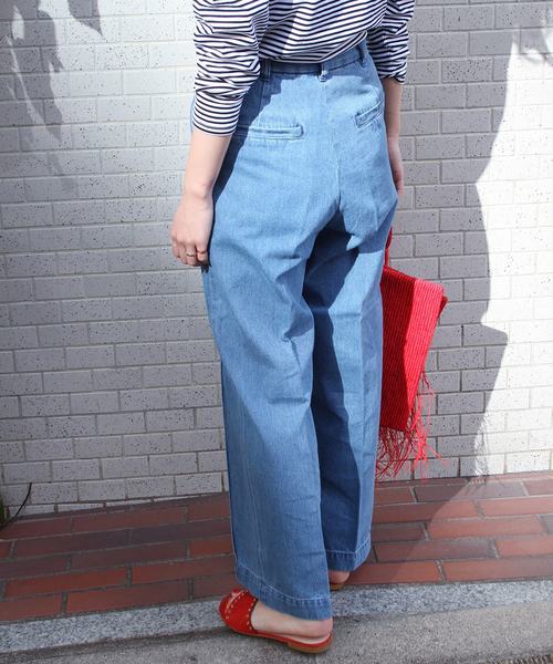JOURNAL STANDARD relume（ジャーナルスタンダード　レリューム）の「ピンタックワイドデニム#（デニムパンツ・レディース・ブルー/ブルー系その他・40/38/36）」の14枚目の写真