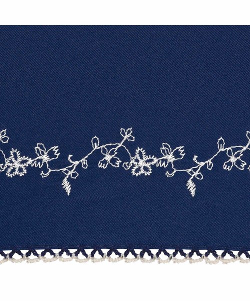 Wpc.(ダブリュピーシー)の「遮光プチフラワー刺繍mini(折りたたみ傘・レディース・ブラック/ネイビー/オフホワイト・FREE)」の10枚目の写真