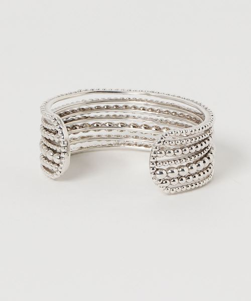 PHILIPPE AUDIBERT(フィリップ オーディベール)の「PHILIPPE AUDIBERT Bangle /Women’s(バングル/リストバンド・レディース・シルバー・FREE)」の2枚目の写真