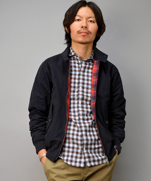 SHIPS（シップス）の「BARACUTA: G-9■（ブルゾン・メンズ・ネイビー/ベージュ/ブラック/ダークブルー/レッド/ライトグレー/ワイン/グリーン/ブルー/ライトグリーン/イエロー・38/40/36）」の9枚目の写真