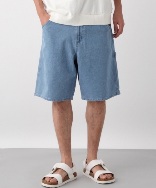 RAGEBLUE（レイジブルー）の「デニムワイドショーツ/797487（デニムパンツ・メンズ・ブルー/ダークグレー・MEDIUM/LARGE）」の2枚目の写真