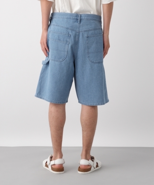 RAGEBLUE（レイジブルー）の「デニムワイドショーツ/797487（デニムパンツ・メンズ・ブルー/ダークグレー・MEDIUM/LARGE）」の3枚目の写真