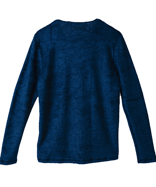 NO ID.（ノーアイディ）の「mlt2267-ビキューレラムパイルＶ－Ｎプルオーバー（Tシャツ/カットソー・メンズ・ライトグレー/ブラック/アイボリー/ワイン/ネイビー/ダークグレー・1/2/3）」の22枚目の写真