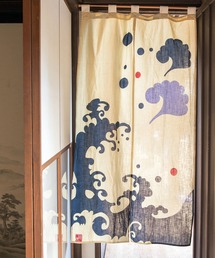 カヤ（カヤ）の「【カヤ】和モダン渋色暖簾（インテリア雑貨）」