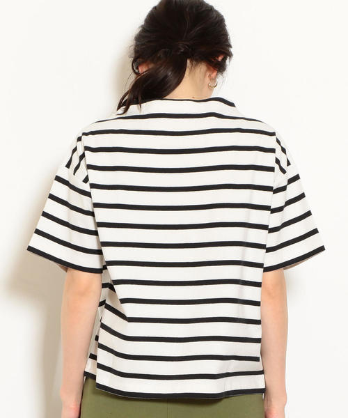 green label relaxing（グリーンレーベルリラクシング）の「NFC キモウテンジク ボトルネック カットソー（Tシャツ/カットソー・レディース・マスタード/ネイビー/その他1/グレー・FREE）」の10枚目の写真