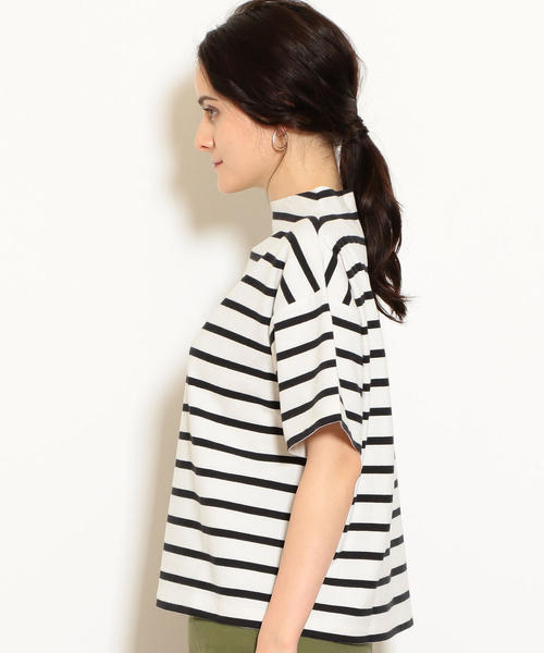 green label relaxing（グリーンレーベルリラクシング）の「NFC キモウテンジク ボトルネック カットソー（Tシャツ/カットソー・レディース・マスタード/ネイビー/その他1/グレー・FREE）」の12枚目の写真