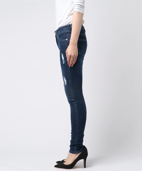 ENVYM（アンビー）の「Ｂａｓｉｃ　ＣｒaｓｈスキニーＰＴ（デニムパンツ・レディース・インディゴブルー・S/M）」の2枚目の写真