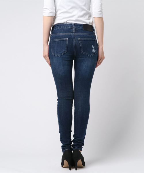 ENVYM（アンビー）の「Ｂａｓｉｃ　ＣｒaｓｈスキニーＰＴ（デニムパンツ・レディース・インディゴブルー・S/M）」の3枚目の写真