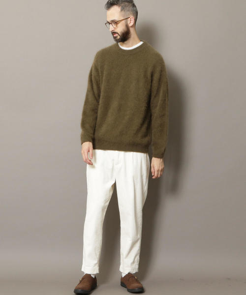 BEAUTY&YOUTH UNITED ARROWS（ビューティーアンドユースユナイテッドアローズ）の「BY ヘアリー  セーター ◆（ニット/セーター・メンズ・オリーブ/ベージュ/コバルトブルー/グレー/ブラック・SMALL/LARGE/X-LARGE/MEDIUM）」の16枚目の写真