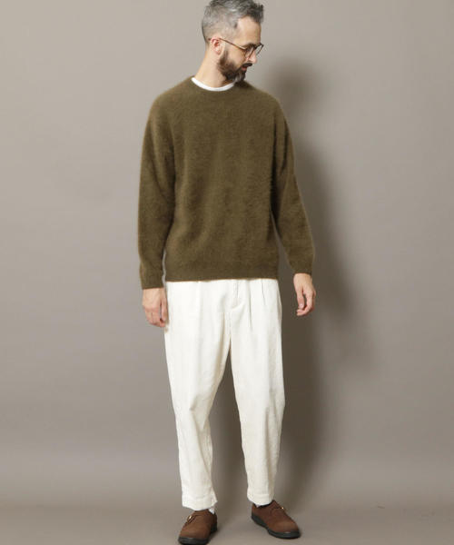 BEAUTY&YOUTH UNITED ARROWS（ビューティーアンドユースユナイテッドアローズ）の「BY ヘアリー  セーター ◆（ニット/セーター・メンズ・オリーブ/ベージュ/コバルトブルー/グレー/ブラック・SMALL/LARGE/X-LARGE/MEDIUM）」の17枚目の写真