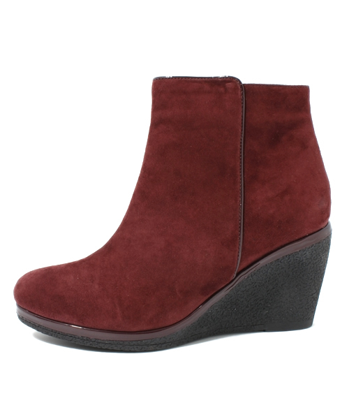 ROSE BUD（ローズバッド）の「(ROSE BUD)スエード ブーティ （ブーティ・レディース・ブラック/ボルドー・35/36/37/38/39）」の3枚目の写真