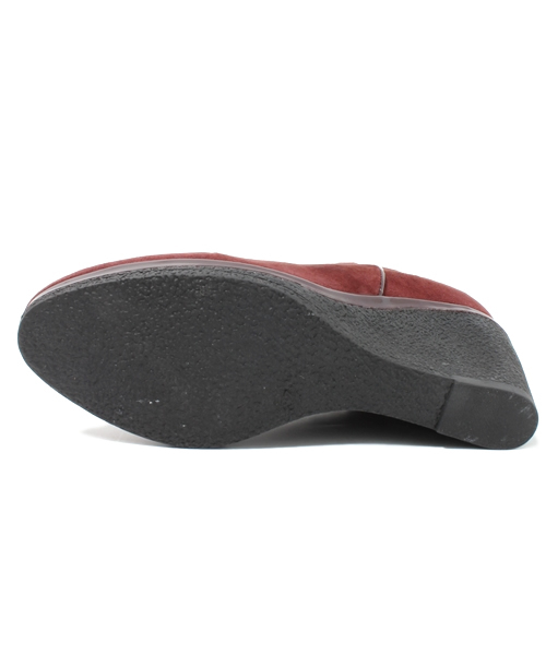 ROSE BUD（ローズバッド）の「(ROSE BUD)スエード ブーティ （ブーティ・レディース・ブラック/ボルドー・35/36/37/38/39）」の4枚目の写真