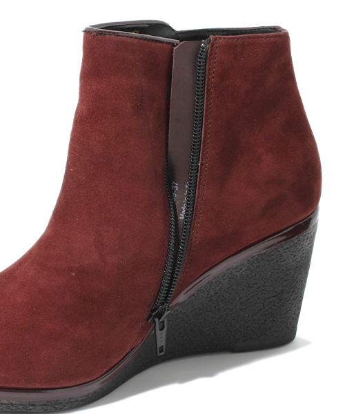 ROSE BUD（ローズバッド）の「(ROSE BUD)スエード ブーティ （ブーティ・レディース・ブラック/ボルドー・35/36/37/38/39）」の6枚目の写真