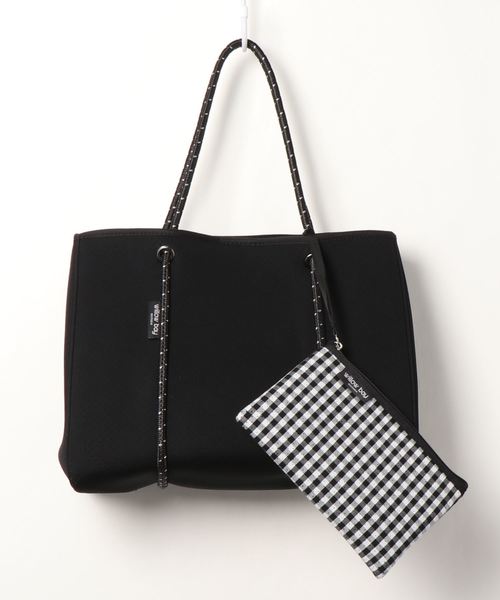 Willow Bay（ウィローベイ）の「【Willow Bay/ウィローベイ】トートバッグ 　マザーズバッグ（トートバッグ・レディース・ブラック/ネイビー×ホワイト/ホワイト×ブラック/チャコールグレー/その他/レッド/ライトグレー/グレー/チェック/カーキ/スカイブルー/ブルー系その他/ホワイト系その他/ブラック系その他/グレー系その他/グレー系その他2/セージグリーン/ブラック系その他2/オリーブ/ホワイト×ホワイト/グリーン系その他/ホワイト×ブルー/カーキ系/ブラック×ブラック/グレー×ホワイト・FREE）」の8枚目の写真